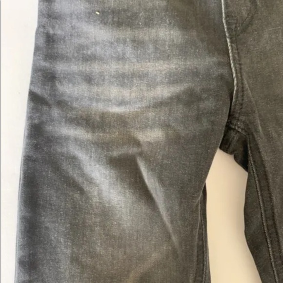 H&M Girls Slim Fit Faded Black Denim Jeans Adjustable Waist 6x - Picture 3 of 12